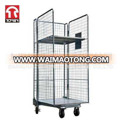 TORIN SWK1014C Three sides Saving Space rolling containers for warehouse storage